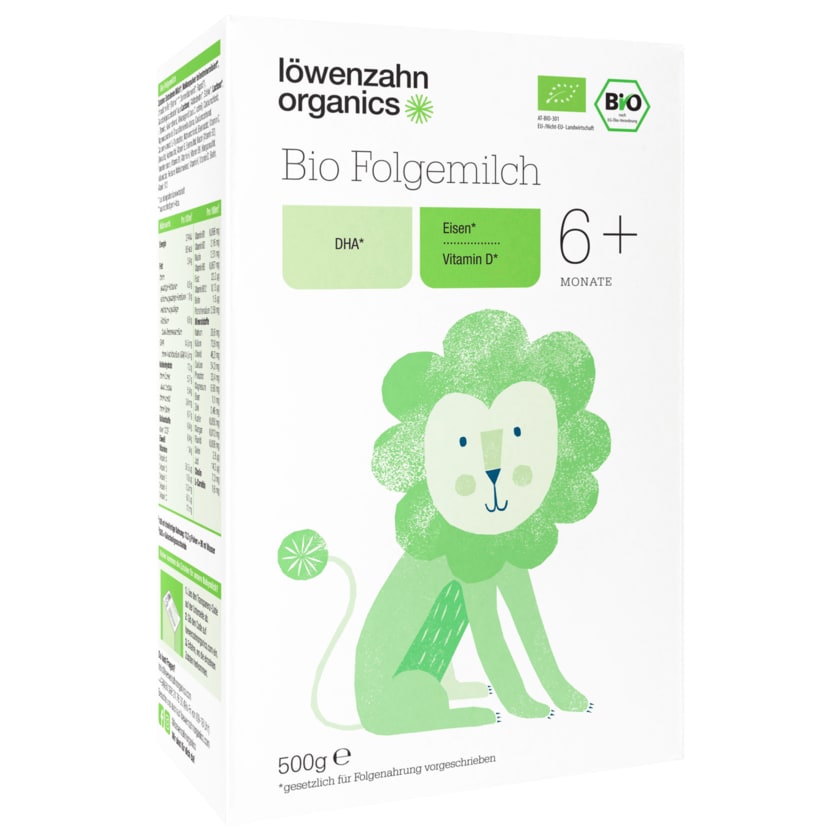löwenzahn organics Bio Folgemilch 6+ Monate 500g
